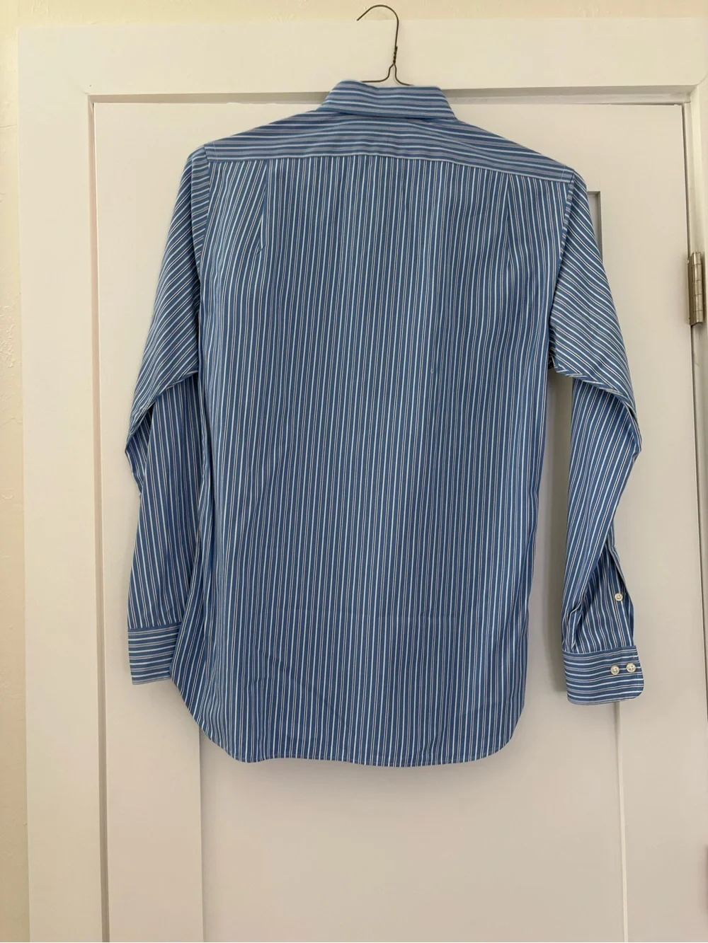 Polo Ralph Lauren Blue Striped Slim Fit Shirt 15.5 M